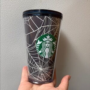 Starbucks Halloween 16oz Spider Web Tumbler